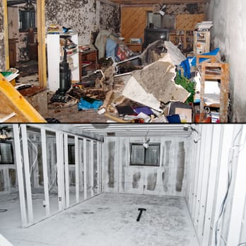 1-800 Flooded - Before and After picture of a mold house we worked on - Damage Restoration Near Me 1-800 Flooded - Before and After picture of a mold house we worked on - Damage Restoration Near Me