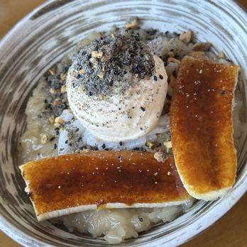 NEP Cafe - Irvine - Bananas Foster Sticky Rice - Breakfast & Brunch Near Me - Irvine, California