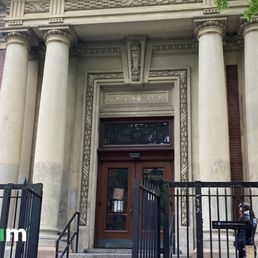 Exterior outside entrance of Brooklyn Public Library - Park Slope Library - Brooklyn, New York Exterior outside entrance of Brooklyn Public Library - Park Slope Library - Brooklyn, New York