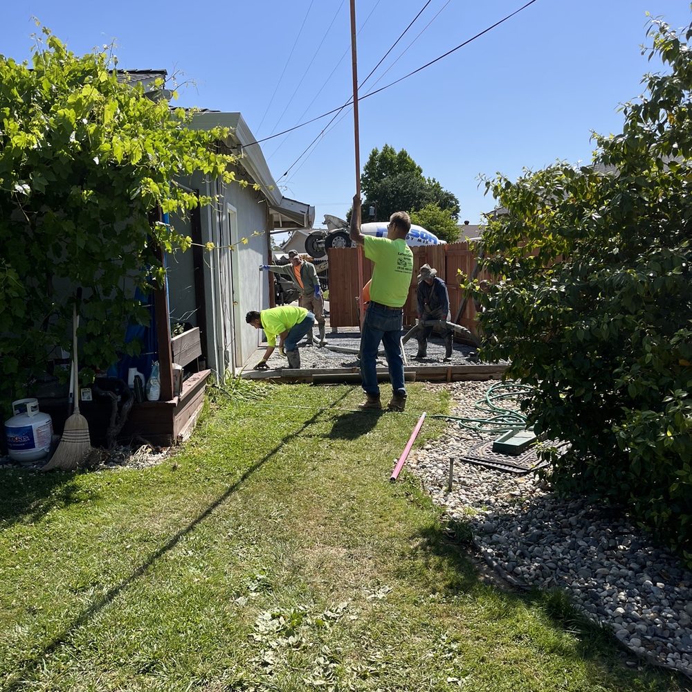 La Fleur's Concrete Services - George leveling wet concrete. - Masonry/Concrete Near Me - Citrus Heights, California