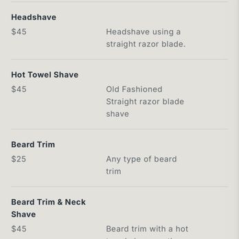 Derby Barber and Supply - 2/28/26 FYI. Menu - Barbers Near Me - Reno, Nevada Derby Barber and Supply - 2/28/26 FYI. Menu - Barbers Near Me - Reno, Nevada