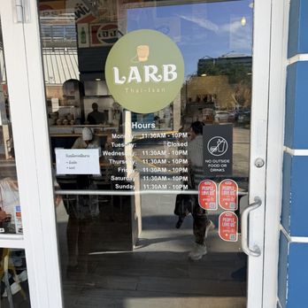 Larb Thai-Isan - Front door - Laotian Near Me - Fort Lauderdale, Florida Larb Thai-Isan - Front door - Laotian Near Me - Fort Lauderdale, Florida