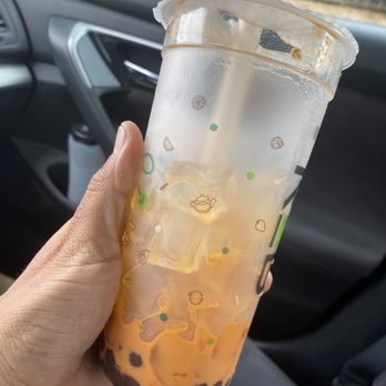 R&B Tea - I asked for less ice. Still got half a cup full - Bubble Tea Near Me - Rosemead, California R&B Tea - I asked for less ice. Still got half a cup full - Bubble Tea Near Me - Rosemead, California