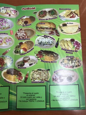 Menu photo 2 Camarena's Taco Shop Wilmington, CA