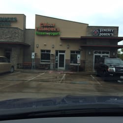 Jimmy John's, Chilly Fillmore's and Starbucks are all in the same parking lot.