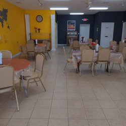 Brown Bag Cafe - Seating in the dining room.