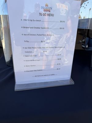 Menu photo 1 Harris BBQ Coalinga, CA