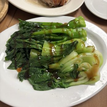 Roasted Duck Noodles - Steamed vegetable (Chinese broccoli and bok choy) - Chinese Near Me - Reno, Nevada