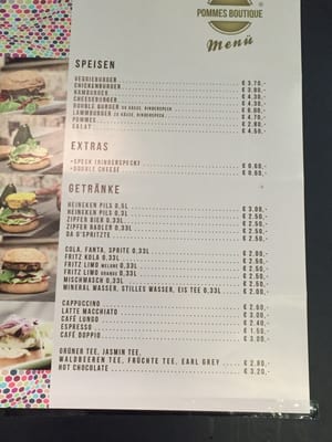 Menu photo 2 Pommes Boutique Salzburg, 5
