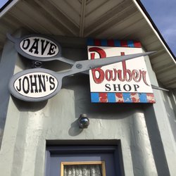 John Hotchkiss Barber Shop - Their sign!