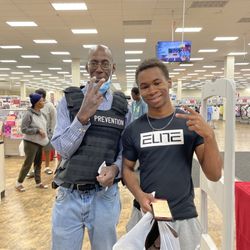 Burlington - Yo this guy named Tyrone is the best security guard ever give this dude is the Batman of Burlington