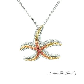 Amore Fine Jewelry - Orange & Yellow Sapphires - Jewelry Near Me - Wading River, New York