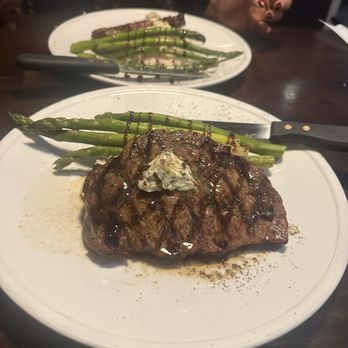 Wildfire Public House - Ribeye Steak w/mashed potatoes & asparagus - Breakfast & Brunch Near Me - Modesto, California