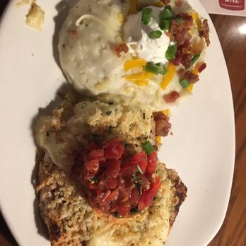 Outback Steakhouse - Loaded Mashed Potatoes Parmesan-Herb Crusted Chicken - Steakhouses Near Me - Herndon, Virginia