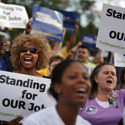 Walmart workers are honest and hardworking and deserve to be paid more than they're getting. I support Walmart workers, always.