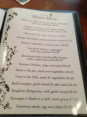 Menu photo 3 Orange Tree Romford, XGL Menu photo 3 Orange Tree Romford, XGL