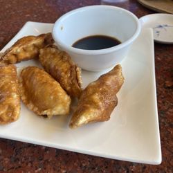 Pho C&C - Overcooked potstickers