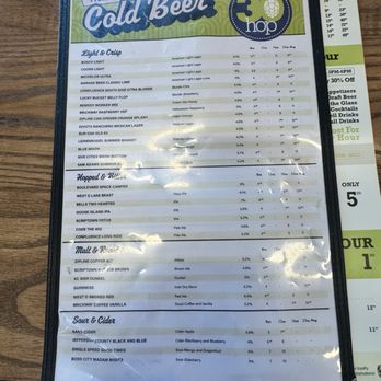 30hop - Beer menu - Breakfast & Brunch Near Me - OMAHA N, Nebraska