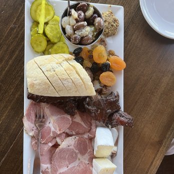 Tabor Hill Winery & Restaurant - Charcuterie board with capicola, smoked salmon and triple creme Brie - Wineries Near Me - Buchanan, Michigan