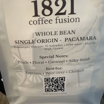 1821 Coffee Fusion - Coffee & Tea Near Me - Tomball, Texas