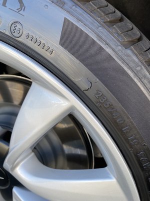 Photo of Onsite Wheels - Garden Grove, CA, US. After product: Major wheel impact (you can tell by the tire) but now looks brand new.