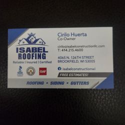 Isabel Construction - Business card