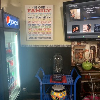 Inkosi's Cafe - a soda machine and a television - Desserts Near Me - City of Orange, New Jersey Inkosi's Cafe - a soda machine and a television - Desserts Near Me - City of Orange, New Jersey