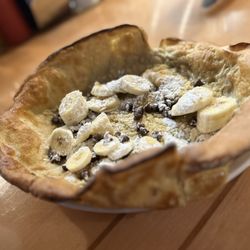 The Little Diner - The Pfannkuchen (Dutch Baby Pancake) is always a favorite of mine and a must order with bananas and chocolate chips.