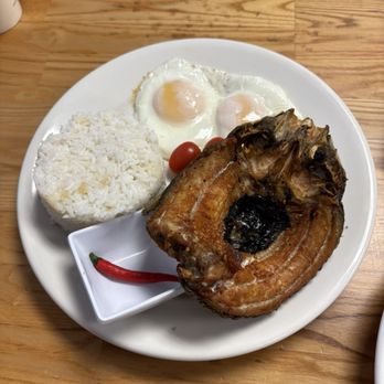 Marie’s Kitchen - Milkfish, egg, and rice Tapsilog - Filipino Near Me - Dallas, Texas Marie’s Kitchen - Milkfish, egg, and rice Tapsilog - Filipino Near Me - Dallas, Texas
