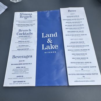 Land & Lake Kitchen - Menu - American Near Me - Chicago, Illinois
