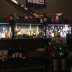 Rusty Edge - Part of the well stocked bar.
