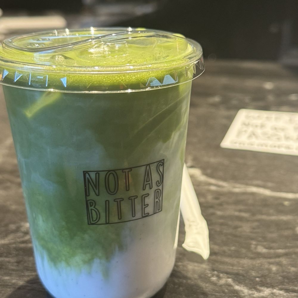 Not As Bitter - Coconut Matcha - Coffee & Tea Near Me - New York, New York Not As Bitter - Coconut Matcha - Coffee & Tea Near Me - New York, New York