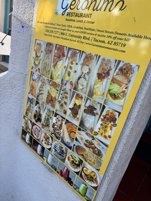 Menu photo 6 Geronimo Restaurant Tucson, AZ