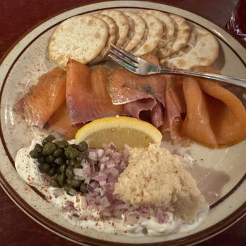 Bonge's Tavern - Smoked salmon - New American Near Me - Perkinsville, Indiana