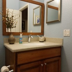 Steve Johnson's Painting Service - Steve helped me choose a nice color blend. It allows the bathroom to look larger.