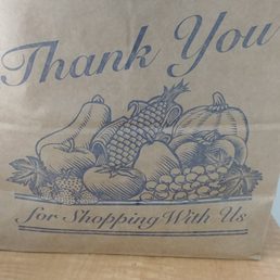 They cheerfully bag groceries for you. They cheerfully bag groceries for you.