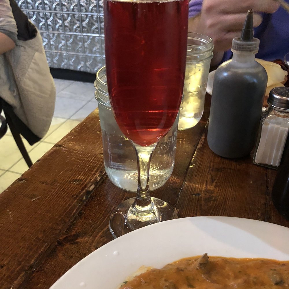 Americana - Pomegranate Mimosa - New American Near Me - Seattle, Washington