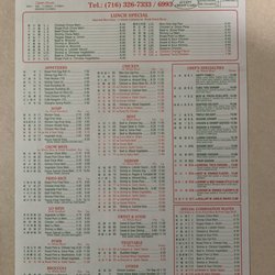 Food King - Menu