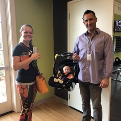 Village Fitness - Photo op with the new parents
