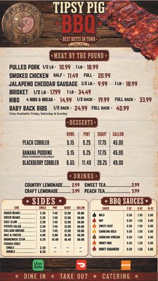 Menu photo 2 Tipsy Pig BBQ Lilburn, GA Menu photo 2 Tipsy Pig BBQ Lilburn, GA