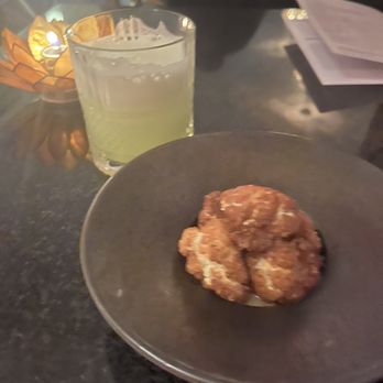 Rose's Luxury - Crispy Cauliflower and Tokyo Electric cocktail - New American Near Me - Washington, DC, District of Columbia Rose's Luxury - Crispy Cauliflower and Tokyo Electric cocktail - New American Near Me - Washington, DC, District of Columbia