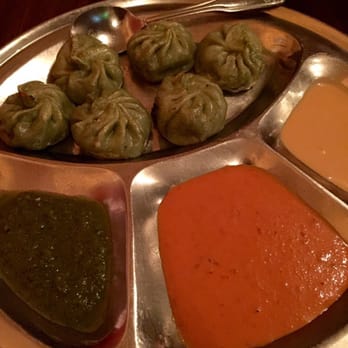 Annapurna Cafe - Spinach MoMo - Indian Near Me - Seattle, Washington