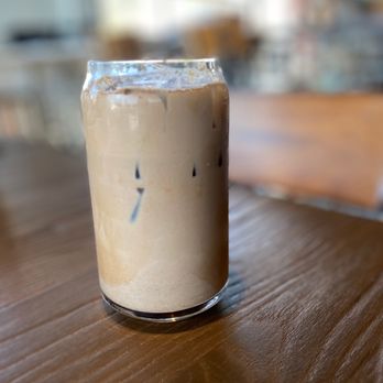 Old World Coffee Roasters - Iced mocha Drogata with oat milk - Coffee & Tea Near Me - Reno, Nevada