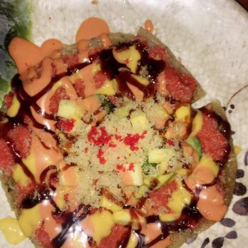 Sake Asian - Sushi pizza! SO good. A must - Asian Fusion Near Me - West Babylon, New York Sake Asian - Sushi pizza! SO good. A must - Asian Fusion Near Me - West Babylon, New York