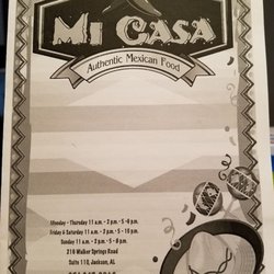 Mi Casa Mexican Restaurant - April 2019