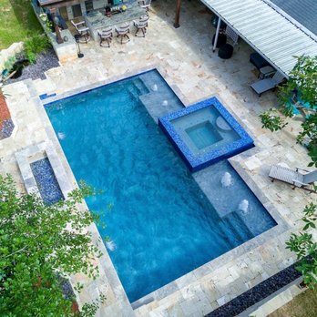 Backyard Paradise Luxury Pools - Pool and infinity spa - Masonry/Concrete Near Me - Montgomery, Texas Backyard Paradise Luxury Pools - Pool and infinity spa - Masonry/Concrete Near Me - Montgomery, Texas