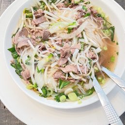 Brisket Pho - picked up and put together at the house ... best Pho in town! Brisket Pho - picked up and put together at the house ... best Pho in town!