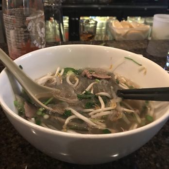 Jasmine 26 - Pretty sad portion - this is 2sips in and after adding in the sprouts & jalapeños :( - Vietnamese Near Me - Minneapolis, Minnesota