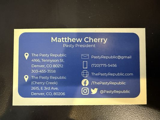 The Pasty Republic by null