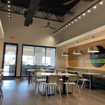 The Crepevine - Seating and Entrance - Creperies Near Me - Ormond Beach, Florida